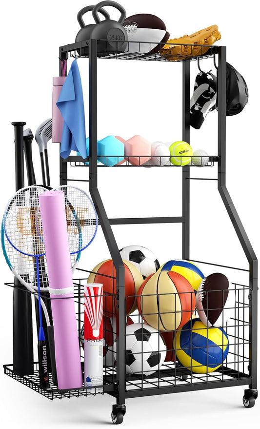Sports Equipment Garage Organizer