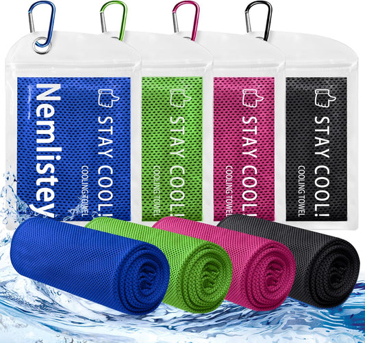 4 Pack Cooling Towels